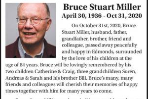 Bruce Stuart Miller | Obituary