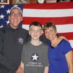 Marty and Chris Fagan with their son Keenan. Contributed by Chris Fagan