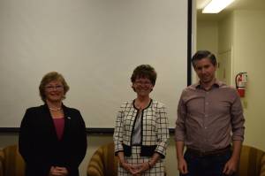 District 3 King County Council candidates, left to right: Sarah Perry, Kathy Lambert and Joe Cohen. Photo by Conor Wilson/Valley Record