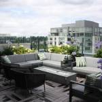 Rooftop seating and view on top of Bellevues 888 (photo credit: Cameron Sheppard)