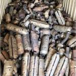 Catalytic converter thefts have become more prevalent across King County in the past few years. Pictured: The Kent Police Department recovered nearly 800 catalytic converters during arrests in 2021. (Photo courtesy of the Kent Police Department)