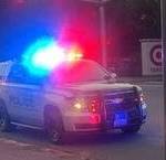 Redmond Police Department vehicles sit outside of Target. Courtesy of Redmond Police Department.