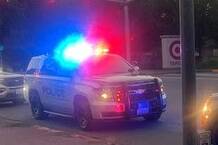 Redmond Police Department vehicles sit outside of Target. Courtesy of Redmond Police Department.