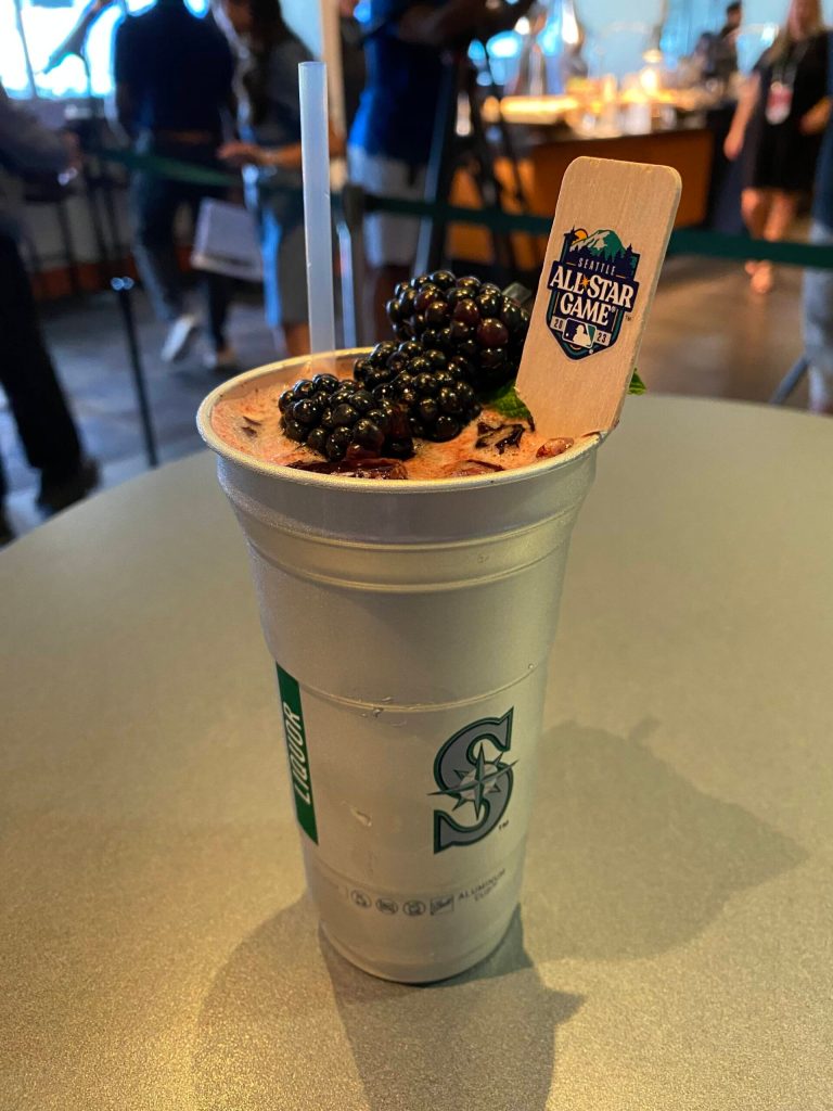 Blackberry Mint Rainier Mojito is a seasonal All-Star Week cocktail offered July 7-11. Olivia Sullivan / The Mirror