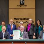 Dwight Dively and the 2026 King County Council. Photo courtesy of King County